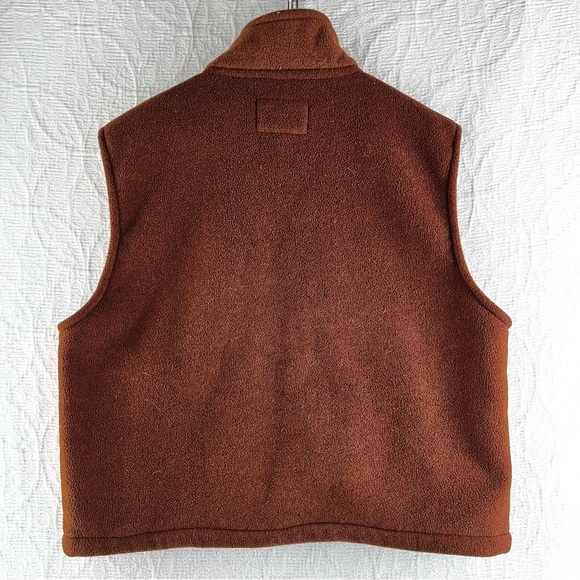 Outback Trading Company Summit Vest Mens XL Brown Fleece Sherpa Lined Western - Picture 12 of 16